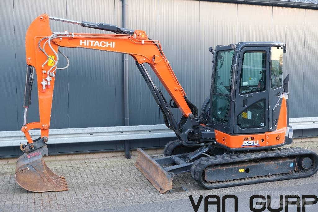 Hitachi ZX 55 U-6 CLR | 2022 | 905h | A/C, 2022, Wijhe