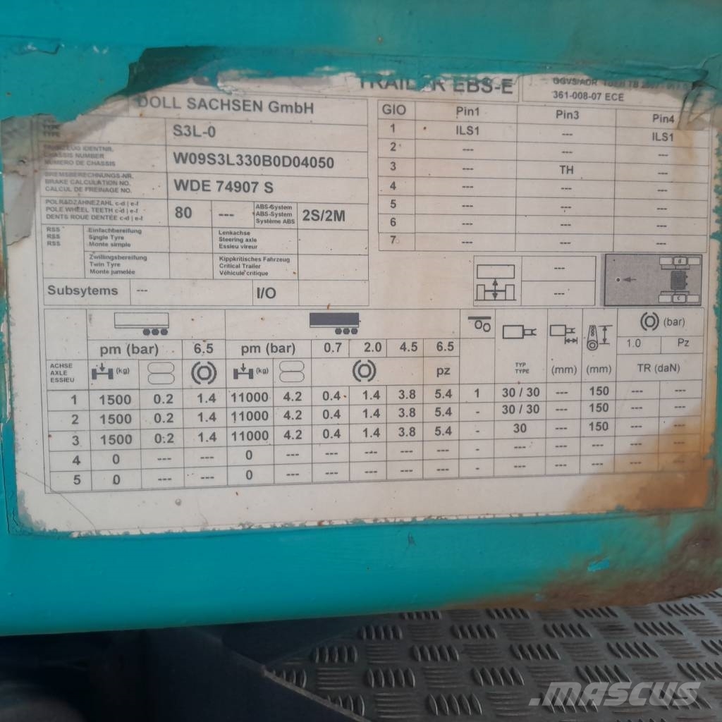Doll S3L-0 Semi-trailer blokvogn