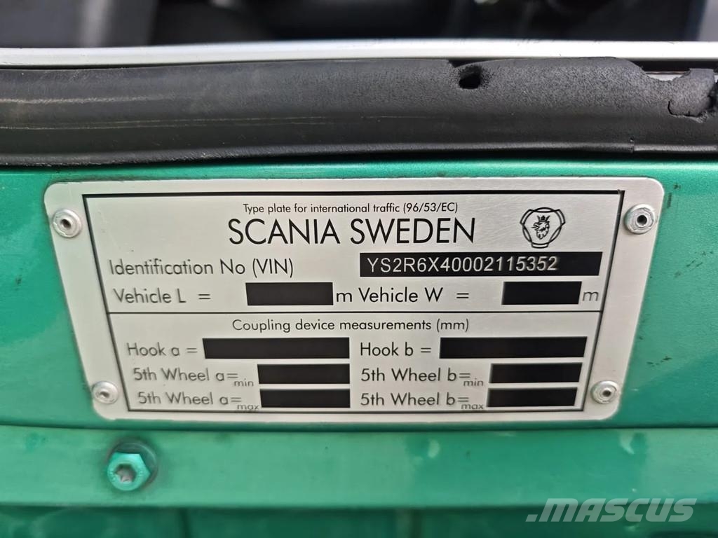 Scania R730 V8 6x4 Kuorma-autoalustat