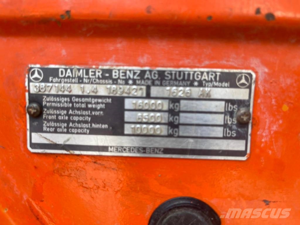 Mercedes-Benz 1626K Camiones grúa