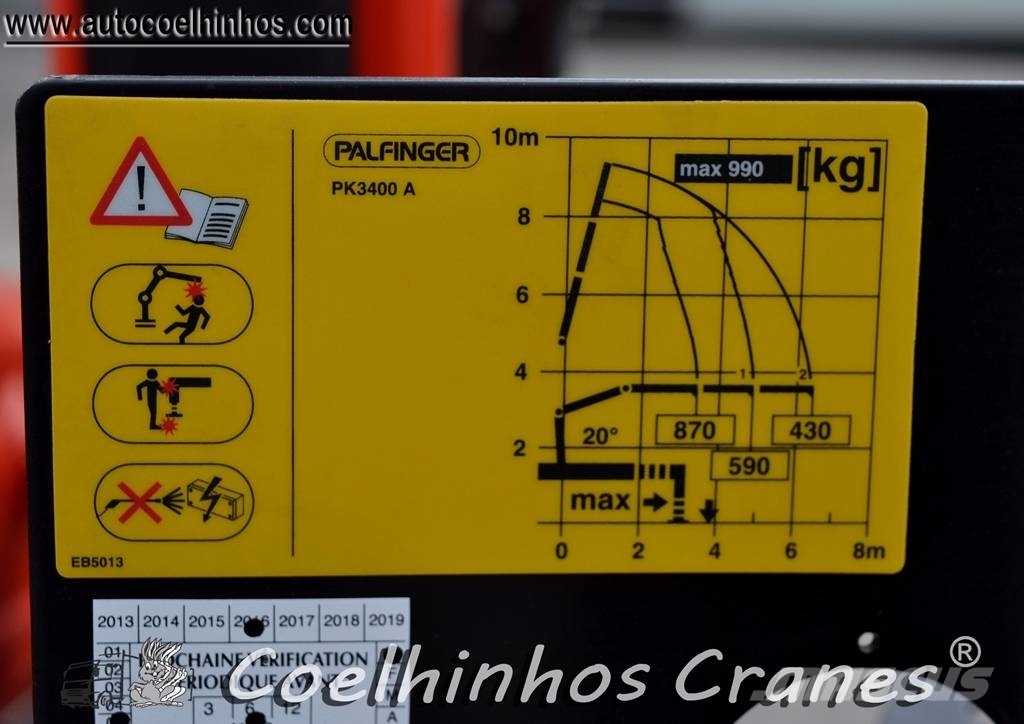 Palfinger PK3400 Performance Kranovi za utovar