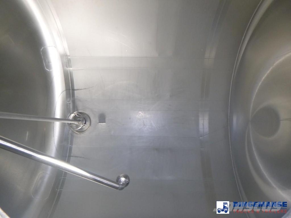 Feldbinder Food tank inox 39 m3 / 3 comp Tsisternhaagised