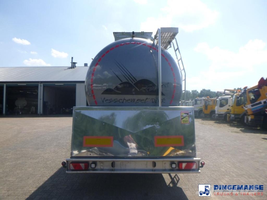 Feldbinder Food tank inox 39 m3 / 3 comp Tsisternhaagised