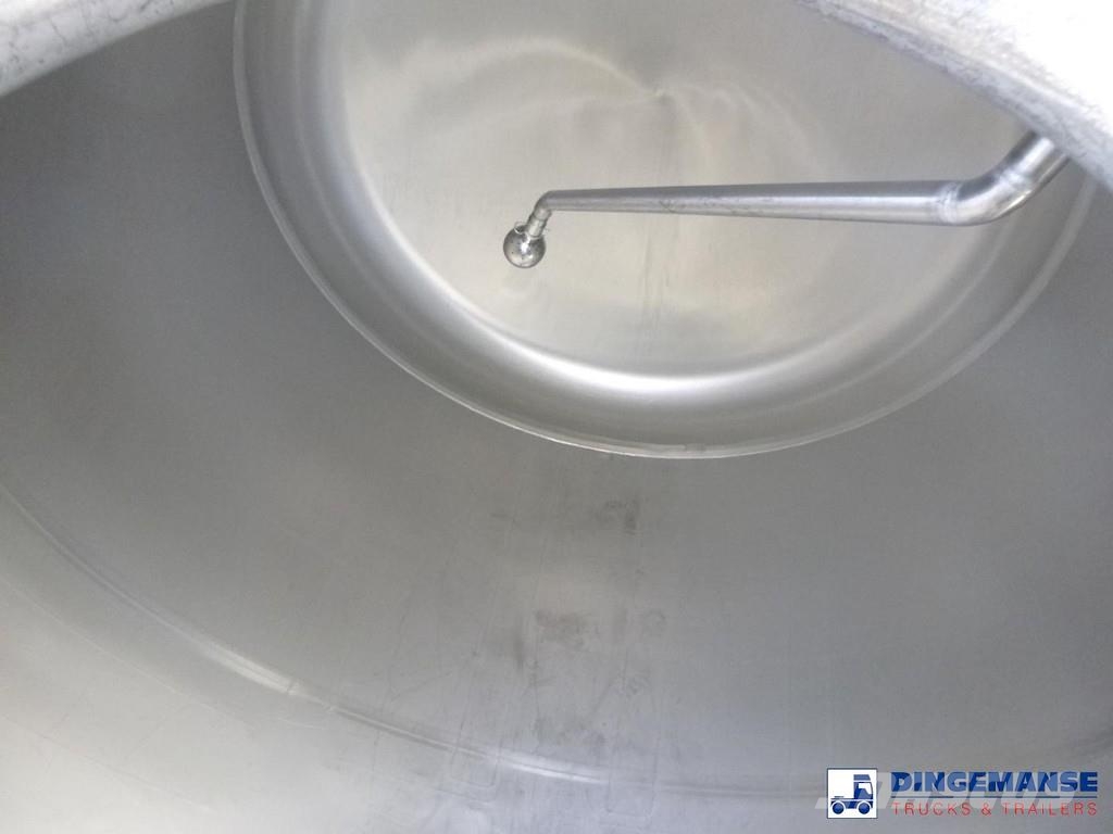 Feldbinder Food tank inox 39 m3 / 3 comp Tsisternhaagised
