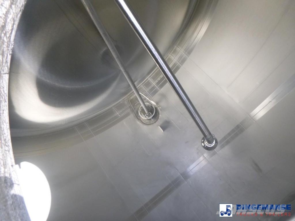 Feldbinder Food tank inox 39 m3 / 3 comp Tsisternhaagised