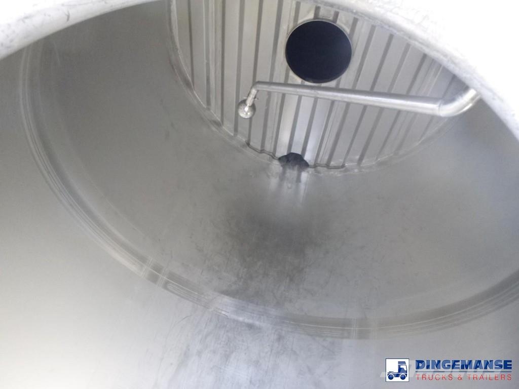 Feldbinder Food tank inox 39 m3 / 3 comp Tsisternhaagised