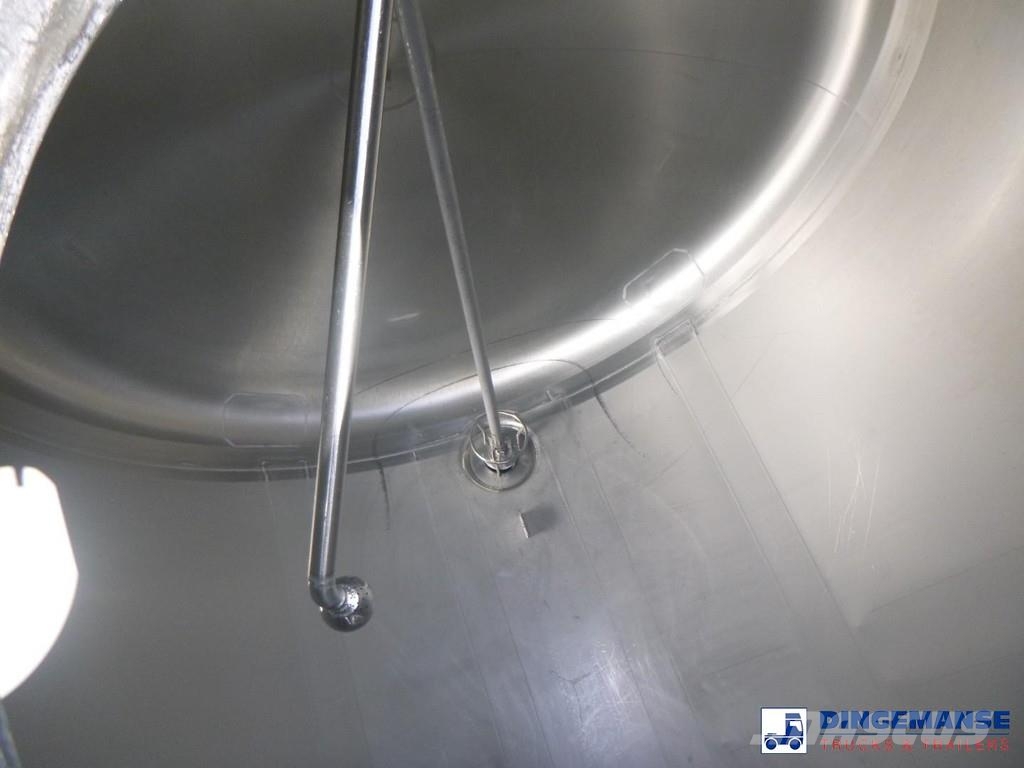 Feldbinder Food tank inox 39 m3 / 3 comp Tsisternhaagised