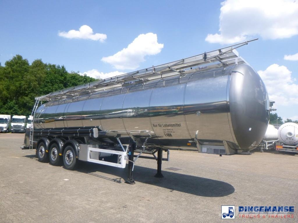 Feldbinder Food tank inox 39 m3 / 3 comp Tsisternhaagised