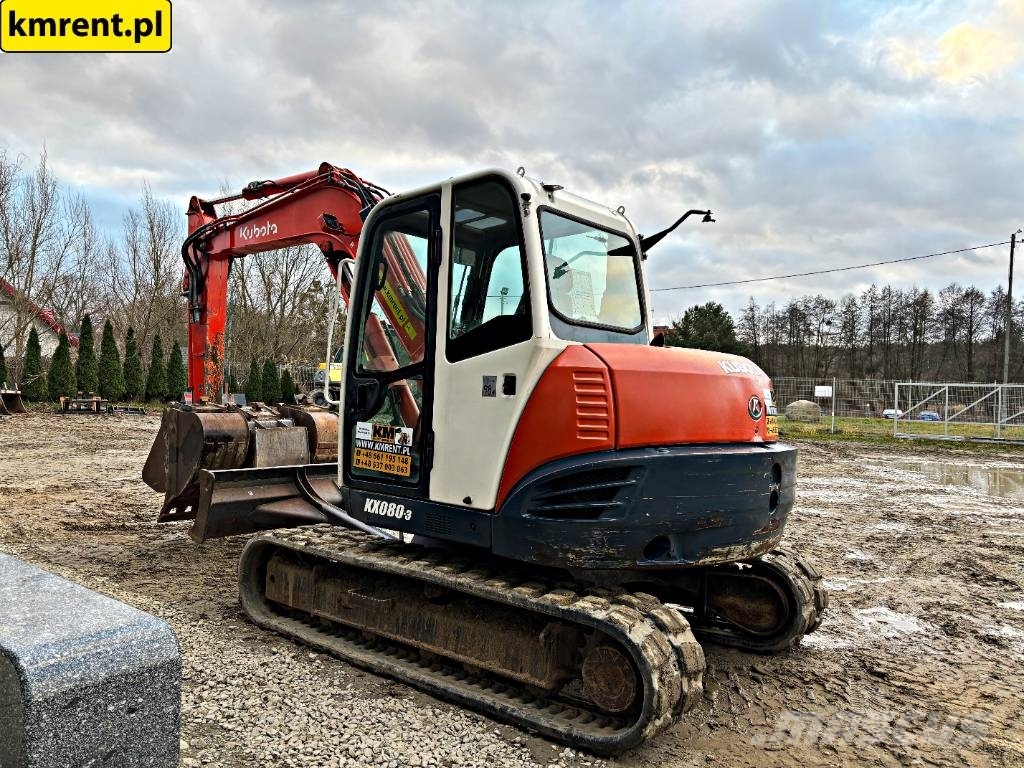 Kubota KX 080-3 中型挖掘机