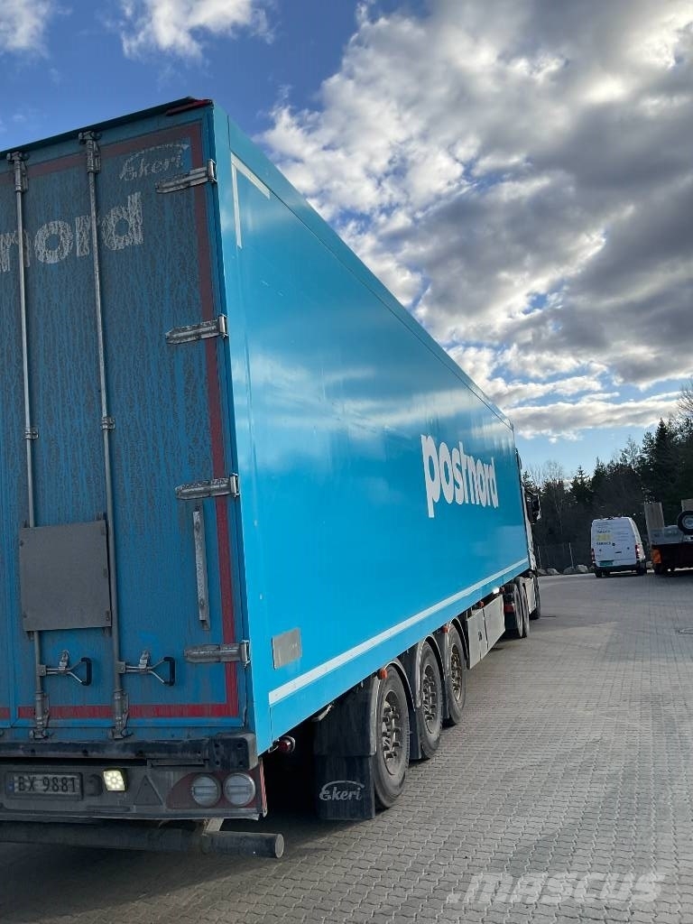 Ekeri SKÅP ÅBENSIDA - DOUPLESTOCK - NORSK HØYD Semi-Reboques Caixa Fechada