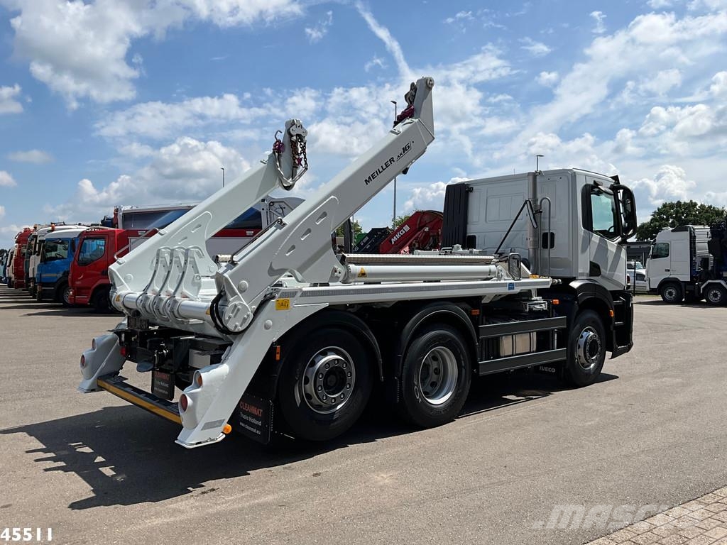 Iveco X-WAY AD280X42Y Retarder Meiller 16 ton portaalarm Camiones portacubetas