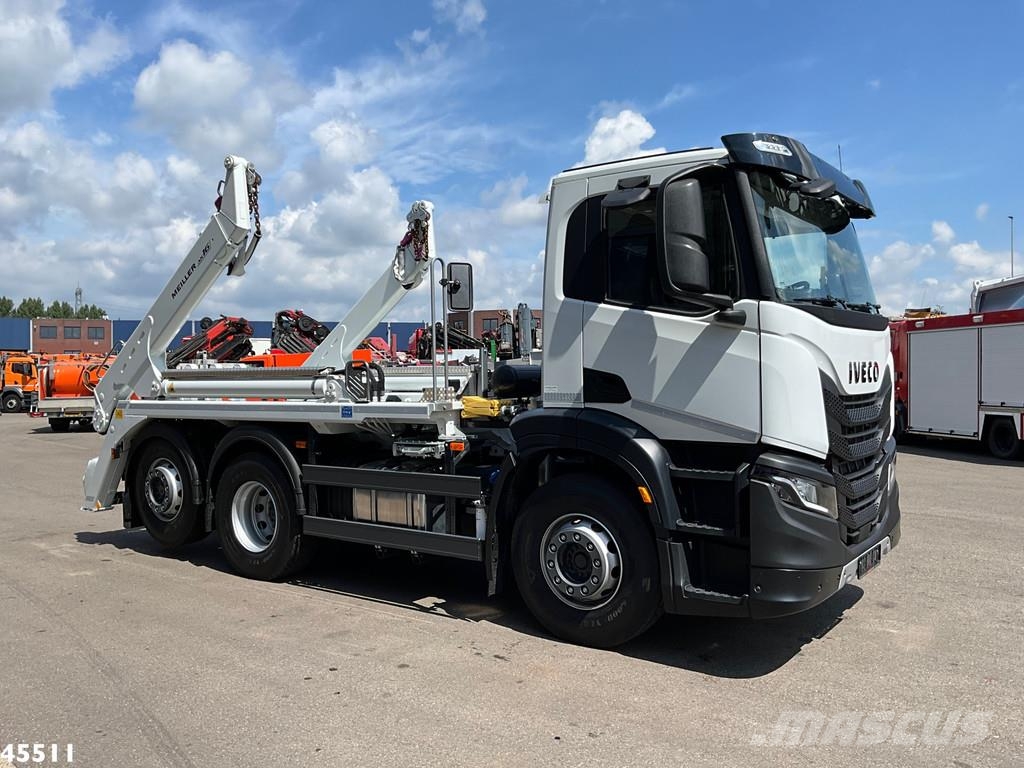 Iveco X-WAY AD280X42Y Retarder Meiller 16 ton portaalarm Camiones portacubetas