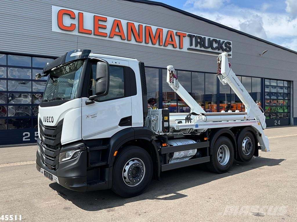 Iveco X-WAY AD280X42Y Retarder Meiller 16 ton portaalarm Camiones portacubetas