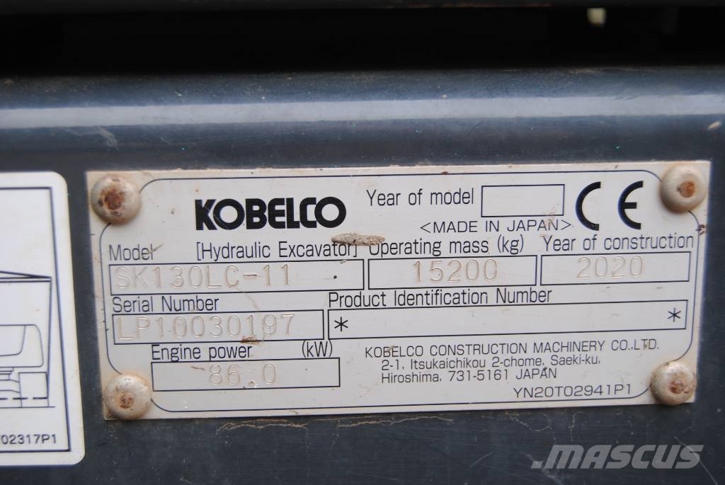 Kobelco SK 130 LC-11 Bageri guseničari