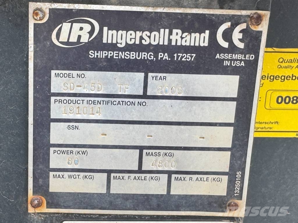 Ingersoll Rand SD 45 D Rodillos de doble tambor