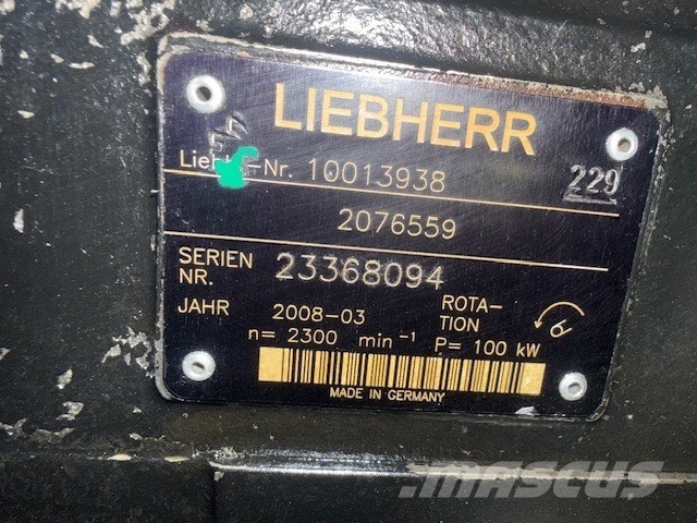 Liebherr L 580 PUMP 10013938 2076559+ AH A10V071 DFR/31 Hidráulica