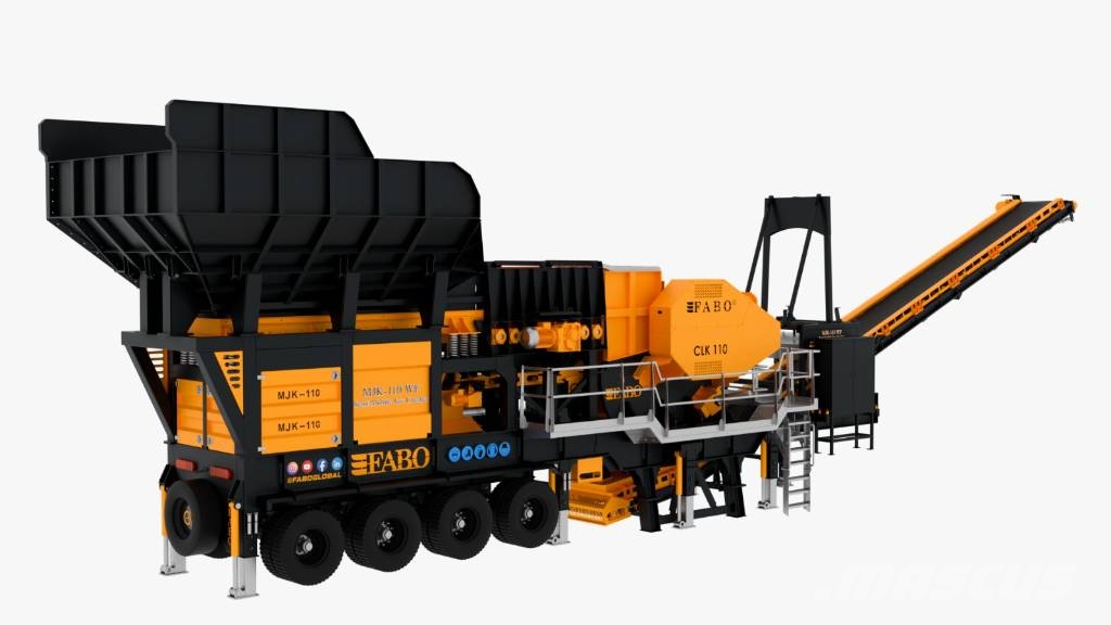 Fabo MJK-110 WF – CONCASSEUR À MÂCHOIRES AVEC WOBBLER Mobile knusere