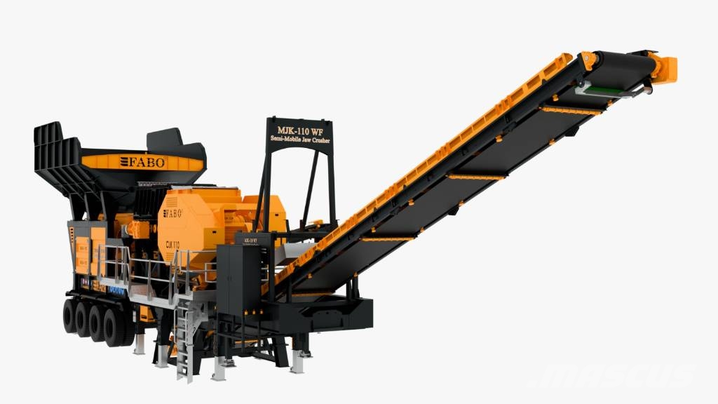 Fabo MJK-110 WF – CONCASSEUR À MÂCHOIRES AVEC WOBBLER Mobile knusere