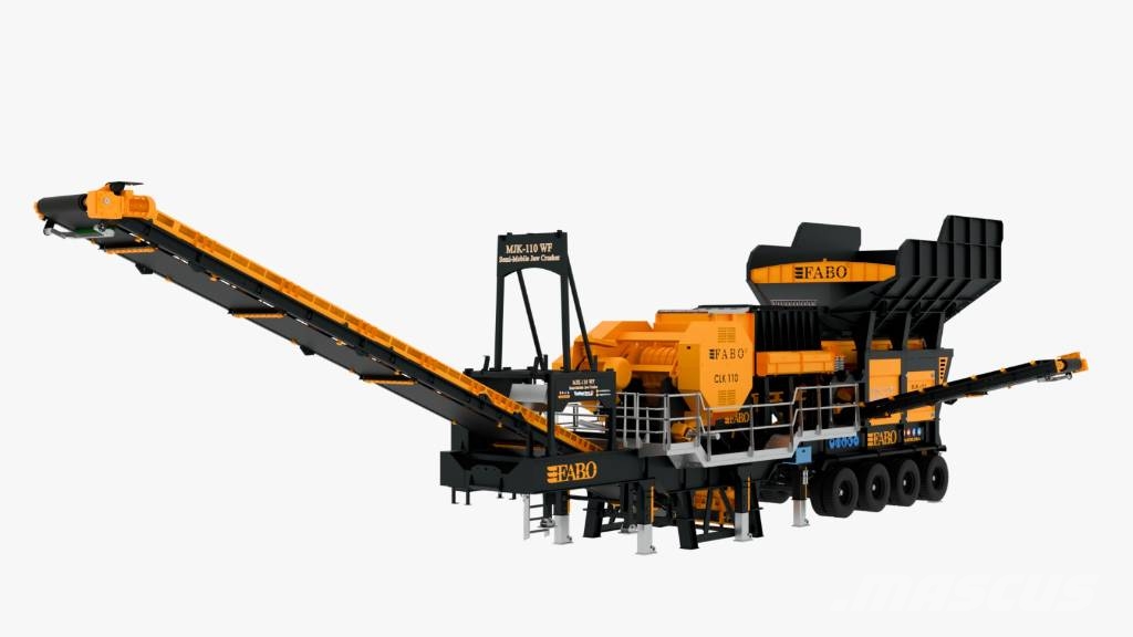 Fabo MJK-110 WF – CONCASSEUR À MÂCHOIRES AVEC WOBBLER Mobile knusere