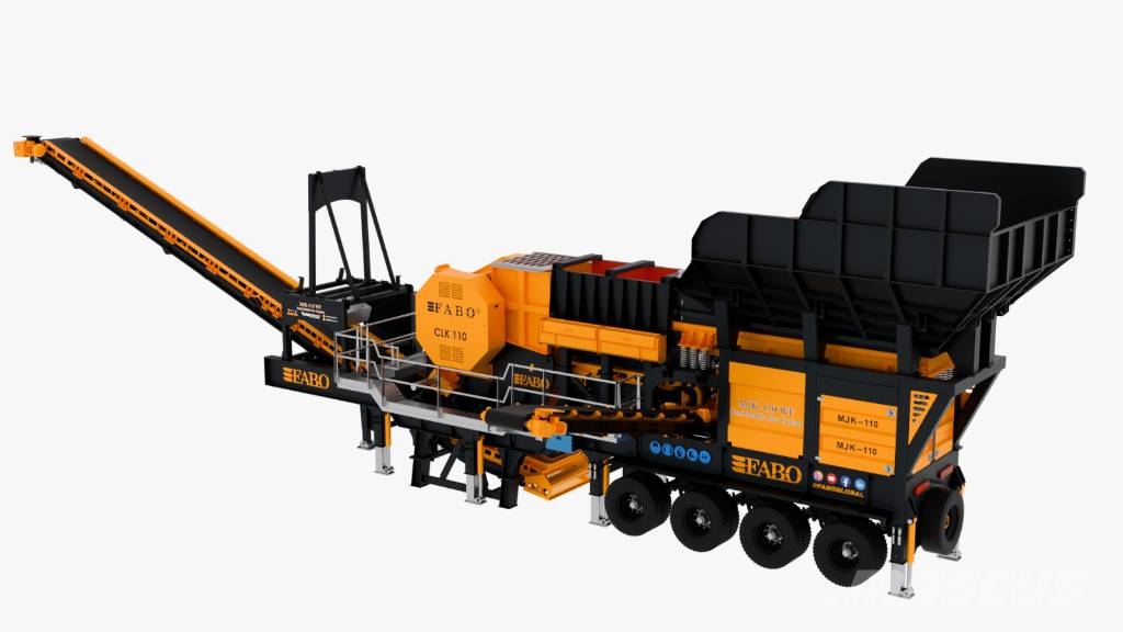 Fabo MJK-110 WF – CONCASSEUR À MÂCHOIRES AVEC WOBBLER Mobile knusere