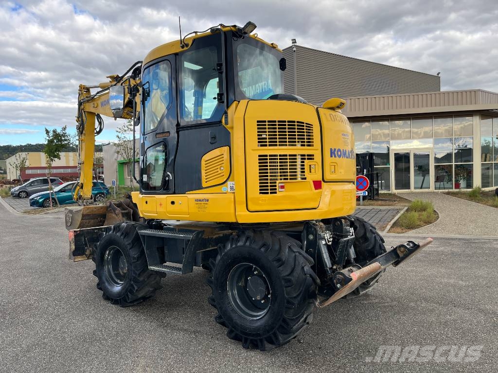 Komatsu PW 98 MR-11 حفارات بعجل