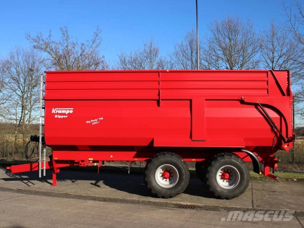 Krampe Big Body 750 Carrier مقطورات قلابة