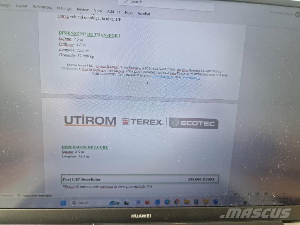 Terex Ecotec TTS 620 Trummlid