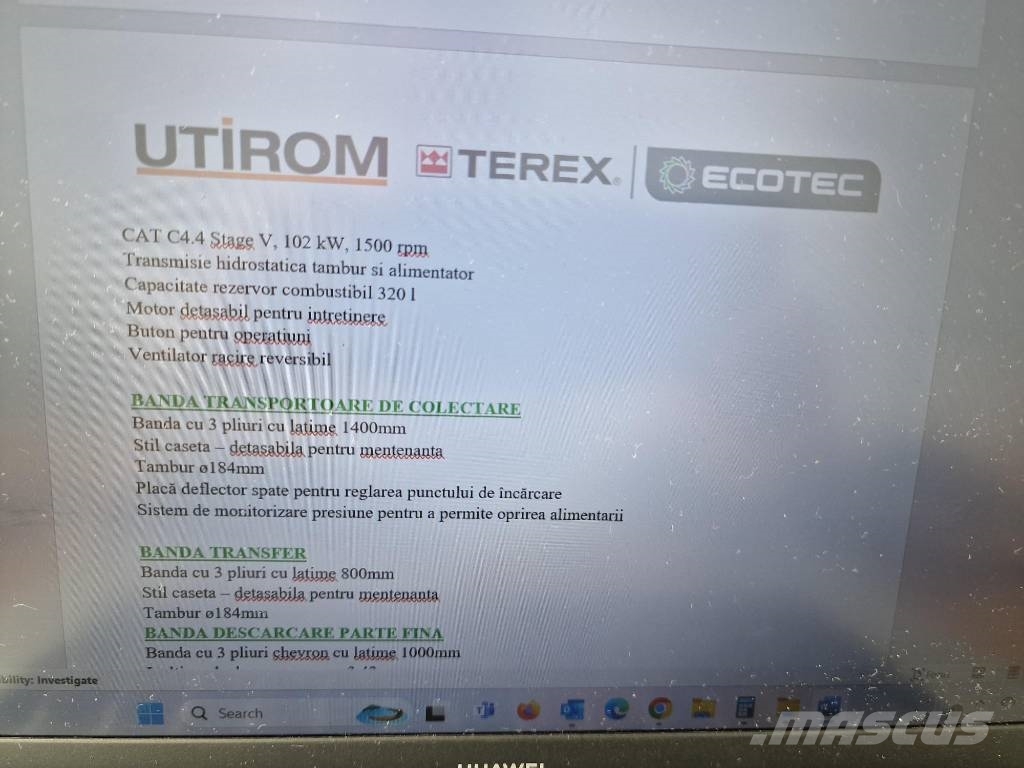 Terex Ecotec TTS 620 Trummlid
