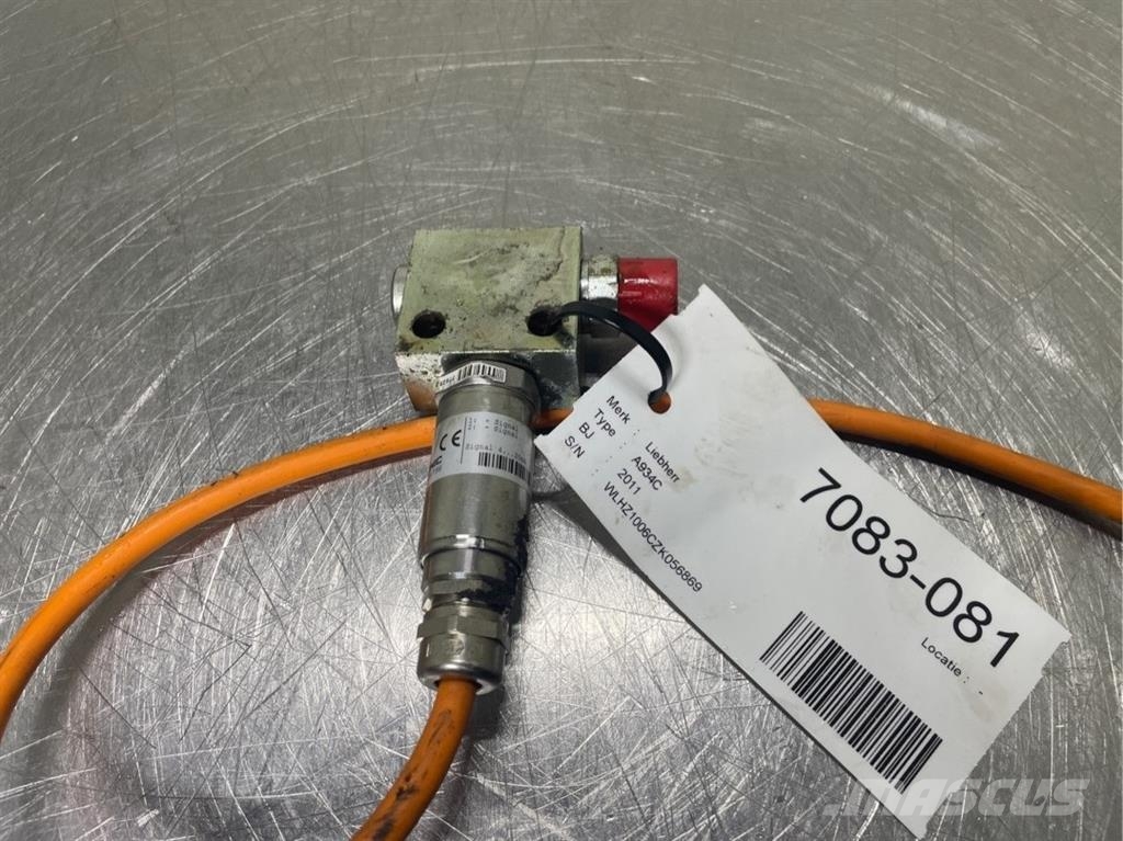 Liebherr A934C-9600193/10280390-Sensor/Pressure transmitter Electrónicos