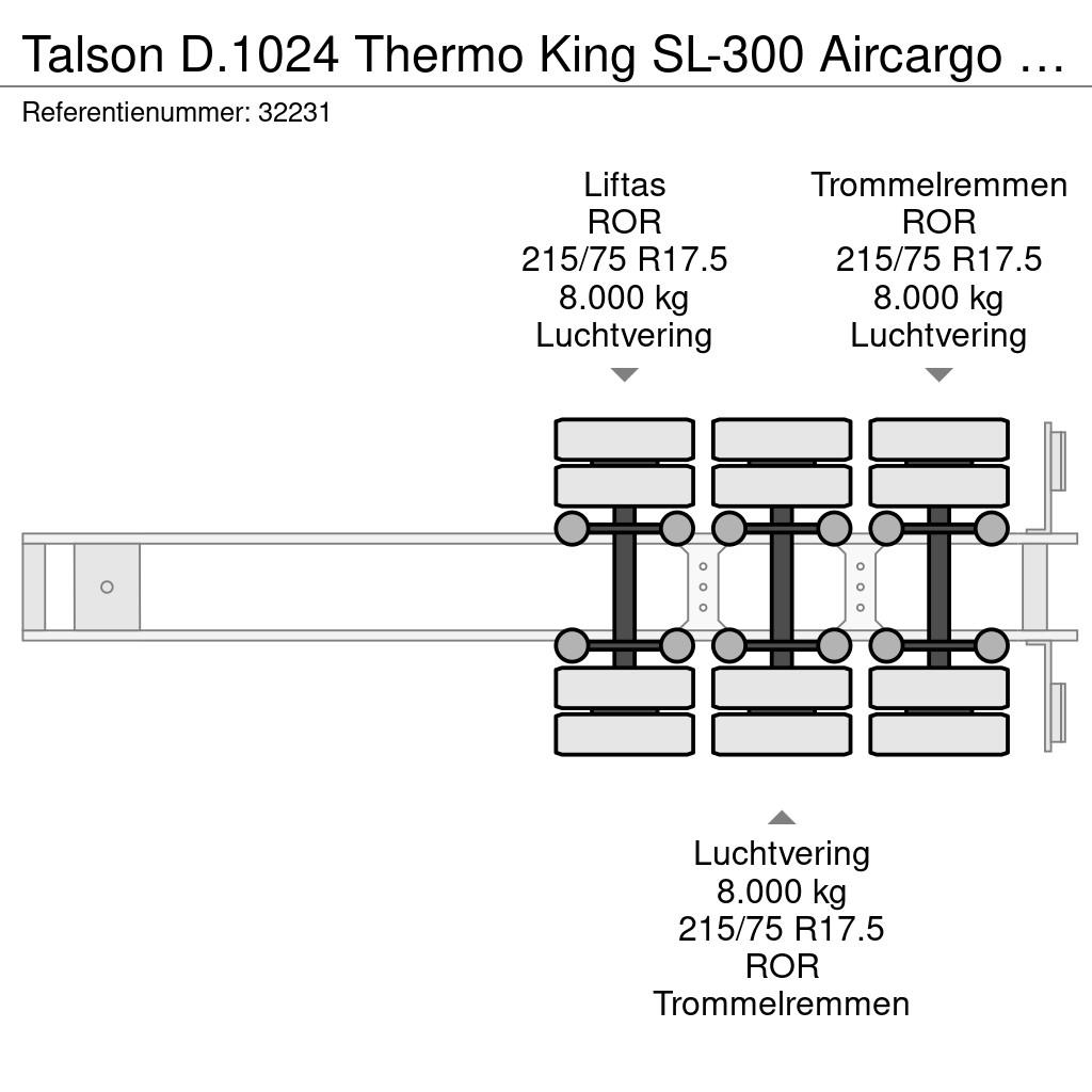 Talson D.1024 Thermo King SL-300 Aircargo / Rollenbaan / Chladiarenské návesy