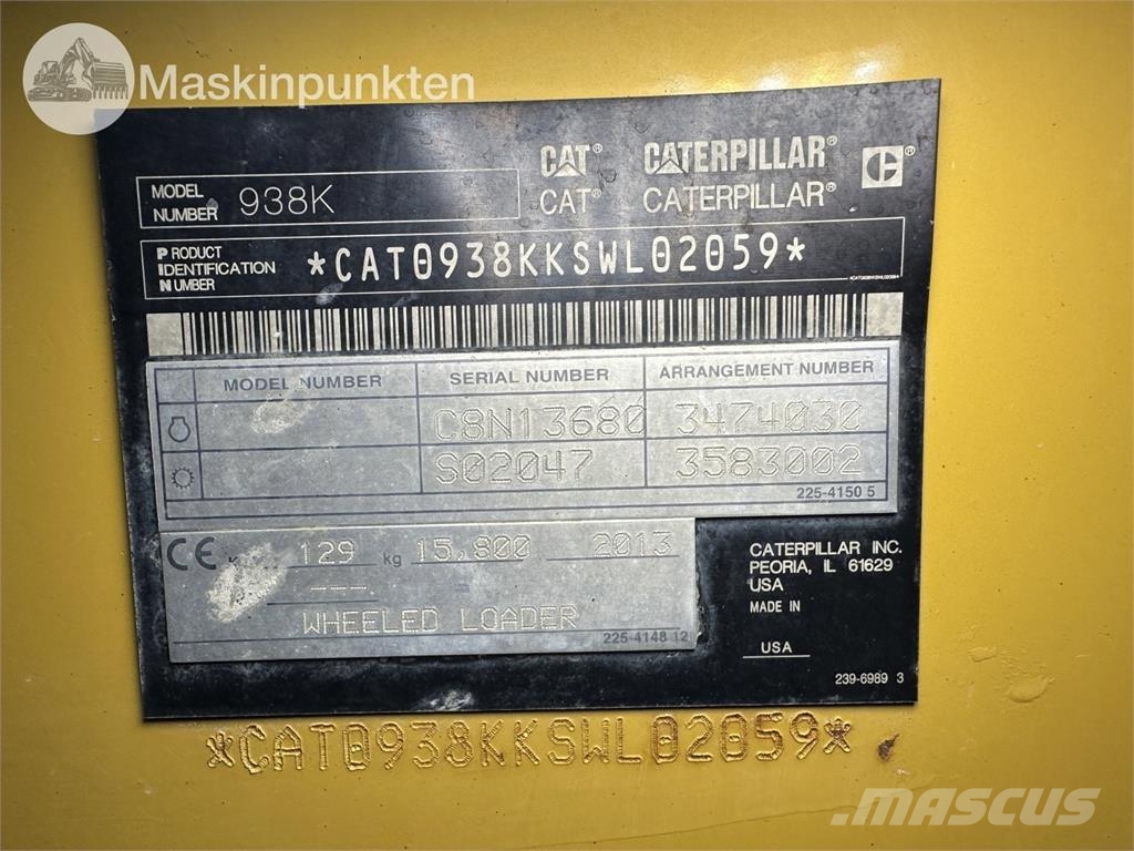 CAT 938K Колесни товарачи