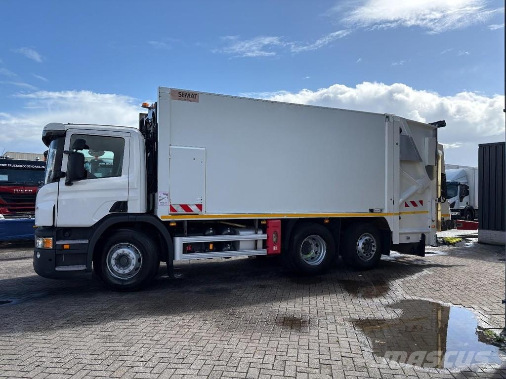 Scania P 320 + SEMAT + 6X2 STEERING + EURO 6 + PERFECT SY Atkritumu izvešanas transports
