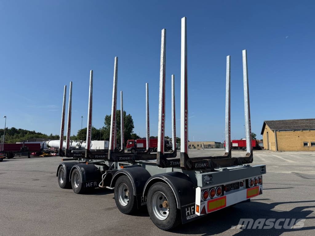 HFR 30 t. 4 axle Timber transport Anhænger til tømmer