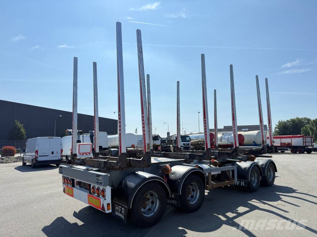 HFR 30 t. 4 axle Timber transport Anhænger til tømmer