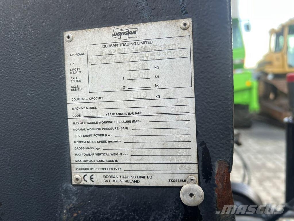 Doosan 7/71 Compressores