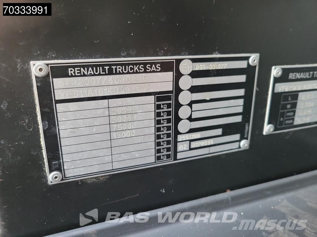 Renault T 460 6X2 NL-Truck SleeperCab Liftachse Standklima Vetopöytäautot