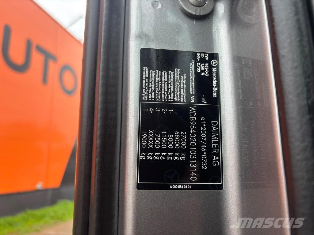 Mercedes-Benz Arocs 2553 6x2*4 FOR SALE AS CHASSIS Châssis cabine