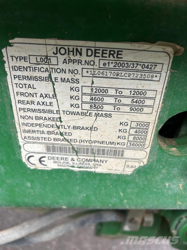 John Deere 6170R Tractores