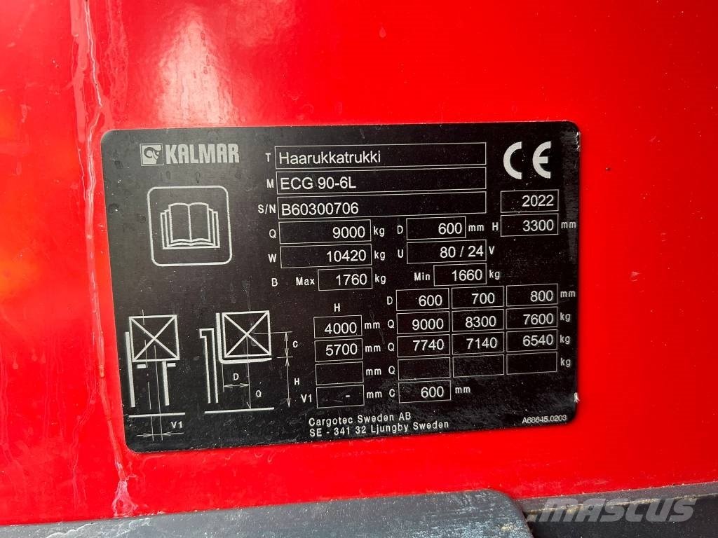 Kalmar ECG90-6L Elektro Stapler