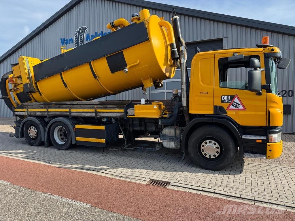 Scania P360 6x2 Saug- / Druck, Vacuum, 15.000 Ltr + 1.500 Saug- und Druckwagen