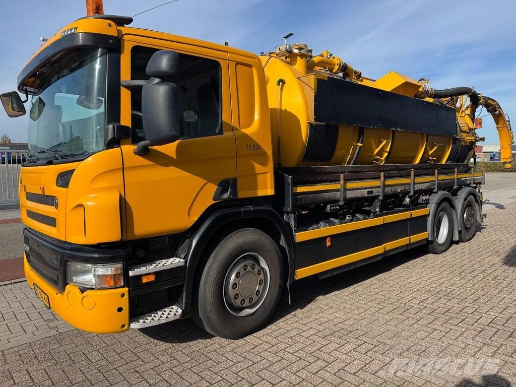 Scania P360 6x2 Saug- / Druck, Vacuum, 15.000 Ltr + 1.500 Saug- und Druckwagen
