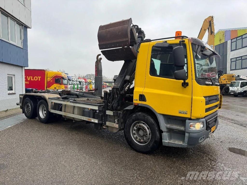 DAF CF 75.310 6X2 EURO 5 HMF 1244 Z2 + REMOTE + HIAB 1 Kranen voor alle terreinen