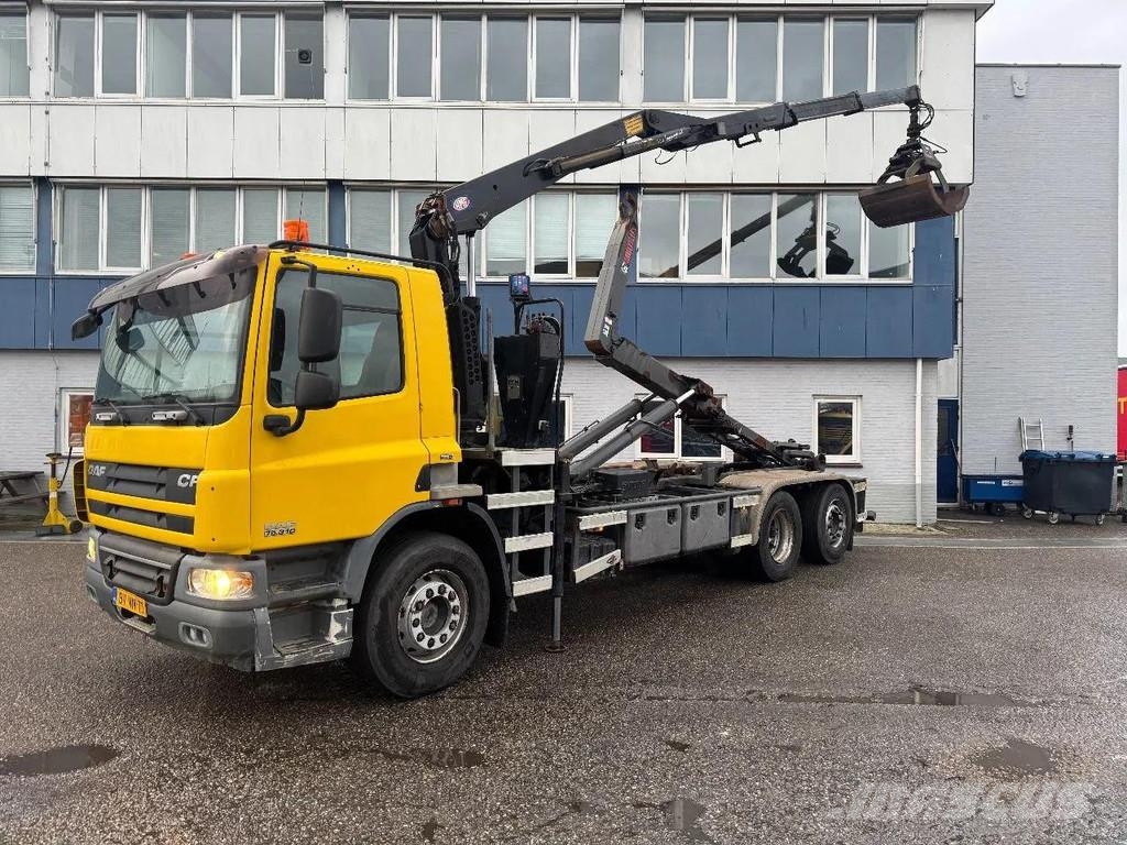 DAF CF 75.310 6X2 EURO 5 HMF 1244 Z2 + REMOTE + HIAB 1 Kranen voor alle terreinen
