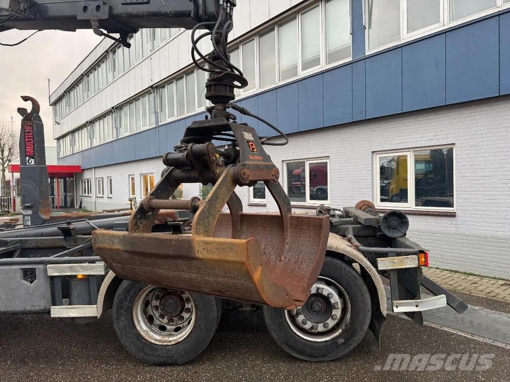 DAF CF 75.310 6X2 EURO 5 HMF 1244 Z2 + REMOTE + HIAB 1 Kranen voor alle terreinen