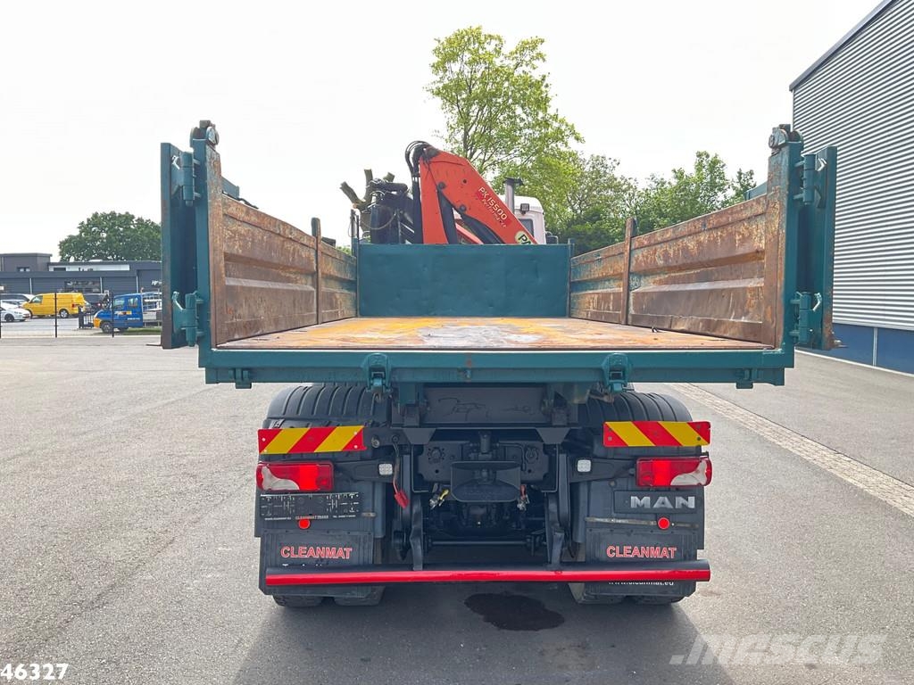 MAN TGA 26.430 6x4 Palfinger 15 Tonmeter laadkraan شاحنات قلابة