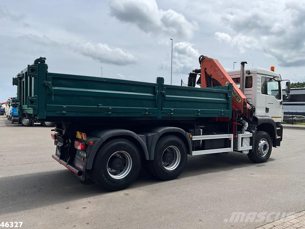 MAN TGA 26.430 6x4 Palfinger 15 Tonmeter laadkraan شاحنات قلابة