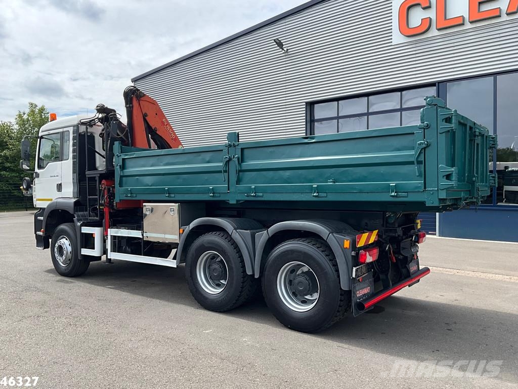 MAN TGA 26.430 6x4 Palfinger 15 Tonmeter laadkraan شاحنات قلابة