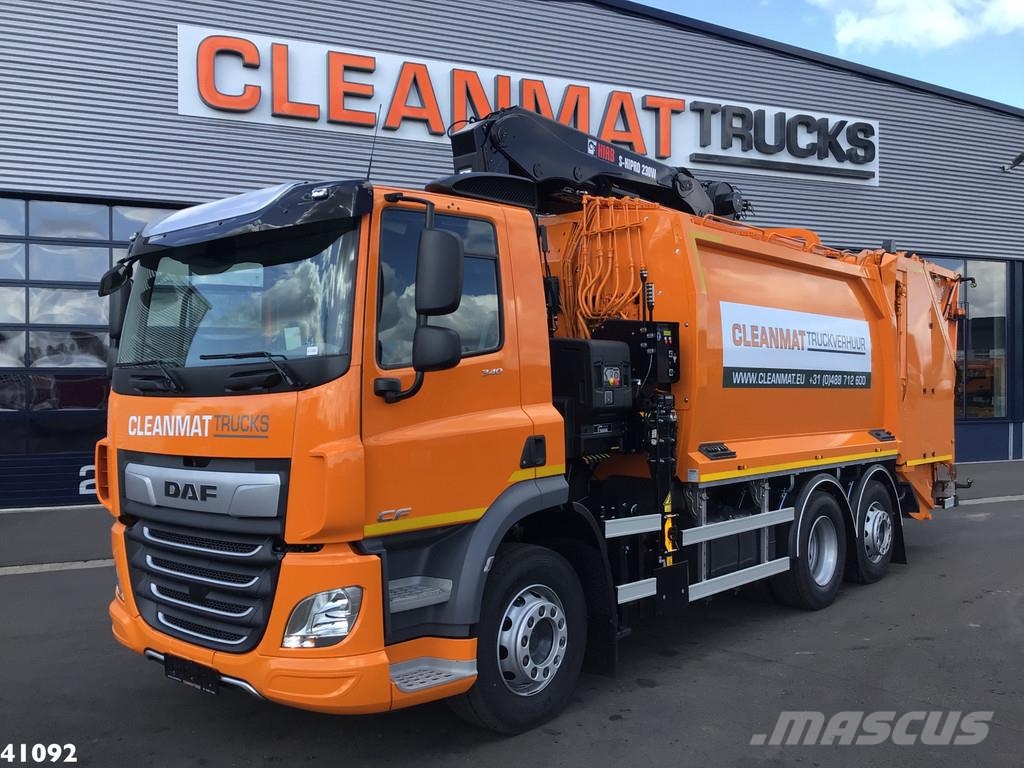 DAF FAN CF 340 Hiab 23 Tonmeter laadkraan Kamioni za otpad