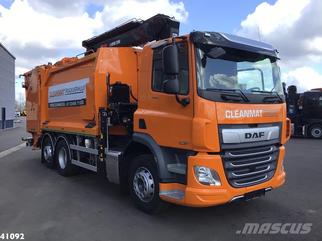DAF FAN CF 340 Hiab 23 Tonmeter laadkraan Kamioni za otpad