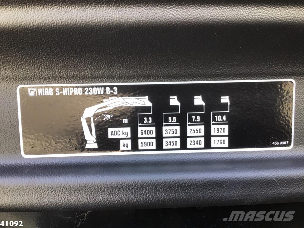 DAF FAN CF 340 Hiab 23 Tonmeter laadkraan Kamioni za otpad